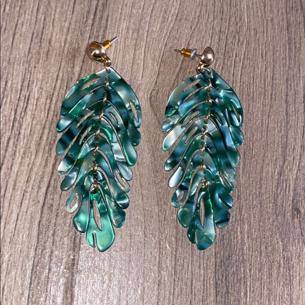Palm Leaf earrings